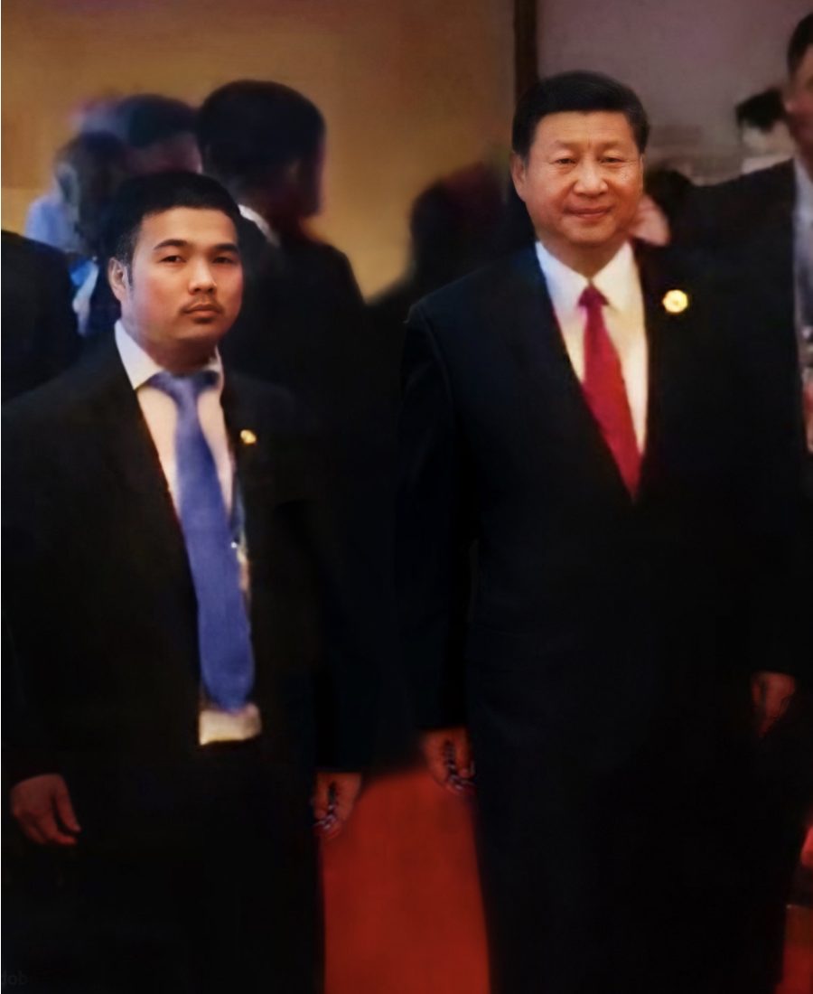 Mr. Mai Vu Minh with President of China, Mr. Xi Jinping