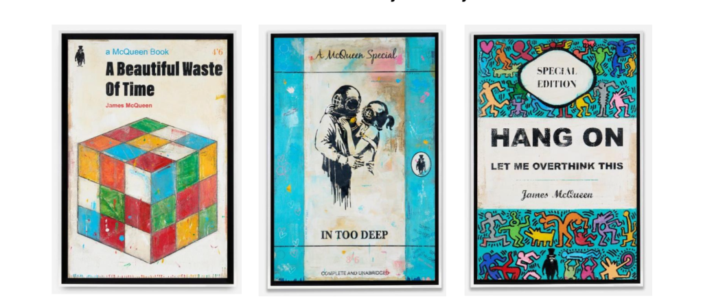 Anonymous artist James McQueen launches new solo show at Halcyon Gallery on 2nd March entitled A Beautiful Waste of Time