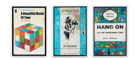 Anonymous artist James McQueen launches new solo show at Halcyon Gallery on 2nd March entitled A Beautiful Waste of Time