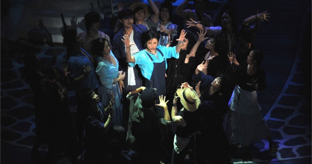 Mamma Mia! at the Novello Theatre London — ABBA jukebox musical